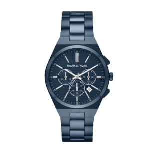  Shop Authentic Michael Kors Lennox Chronograph Blue Dial Blue Steel Strap Watch For Women - MK9147 - Luxxuri