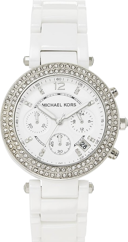  Shop Authentic Michael Kors Parker White Dial White Ceramic Strap Watch for Women - MK5654 - Luxxuri