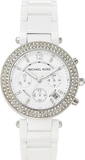  Shop Authentic Michael Kors Parker White Dial White Leather Strap Watch for Women - MK5848 - Luxxuri