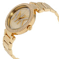  Shop Authentic Michael Kors Parker Diamonds Gold Dial Gold Steel Strap Watch for Women - MK5784 - Luxxuri