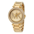  Shop Authentic Michael Kors Parker Diamonds Gold Dial Gold Steel Strap Watch for Women - MK5784 - Luxxuri