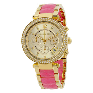  Shop Authentic Michael Kors Parker Gold Dial Two Tone Steel Strap Watch for Women - MK6363 - Luxxuri