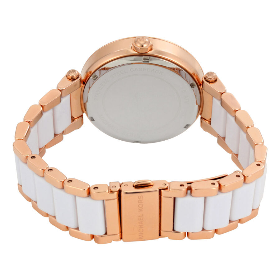  Shop Authentic Michael Kors Parker White Dial Two Tone Steel Strap Watch for Women - MK6365 - Luxxuri