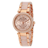  Shop Authentic Michael Kors Parker Pink Dial Two Tone Steel Strap Watch for Women - MK6110 - Luxxuri