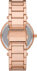  Shop Authentic Michael Kors Parker Three-Hand Mother of Pearl White Dial Rose Gold Steel Strap Watch For Women - MK4695 - Luxxuri