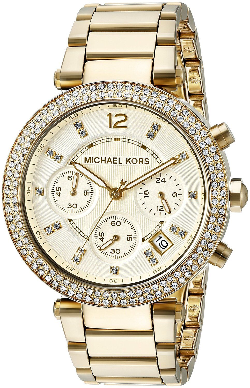  Shop Authentic Michael Kors Parker Gold Dial Gold Steel Strap Watch for Women - MK5354 - Luxxuri