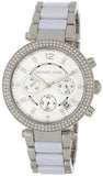  Shop Authentic Michael Kors Parker Chronograph Silver Dial Silver Steel Strap Watch For Women - MK6354 - Luxxuri