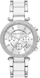  Shop Authentic Michael Kors Parker Chronograph Silver Dial Silver Steel Strap Watch For Women - MK6354 - Luxxuri