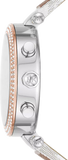  Shop Authentic Michael Kors Parker Chronograph White Dial Two Tone Leather Strap Watch For Women - MK6950 - Luxxuri
