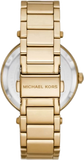  Shop Authentic Michael Kors Parker Analog Crystals Gold Dial Gold Steel Strap Watch For Women - MK7283 - Luxxuri