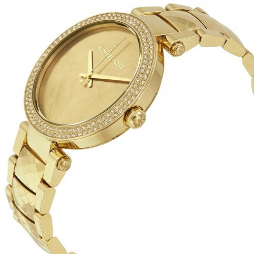  Shop Authentic Michael Kors Parker Gold Mother of Pearl Dial Gold Steel Strap Watch for Women - MK6425 - Luxxuri