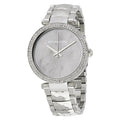  Shop Authentic Michael Kors Parker Mother of Pearl Silver Steel Strap Watch for Women - MK6424 - Luxxuri