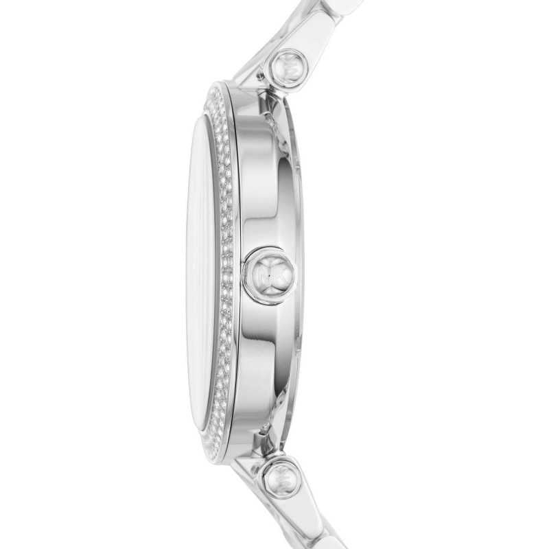  Shop Authentic Michael Kors Parker Mother of Pearl Silver Steel Strap Watch for Women - MK6424 - Luxxuri