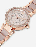  Shop Authentic Michael Kors Parker Pink Dial Two Tone Steel Strap Watch for Women - MK6110 - Luxxuri
