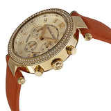  Shop Authentic Michael Kors Parker Champagne Dial Orange Leather Strap Watch for Women - MK2279 - Luxxuri