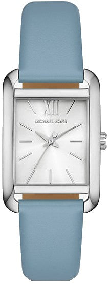  Shop Authentic Michael Kors Petite Monroe White Dial Blue Leather Strap Watch for Women - MKO1061 - Luxxuri