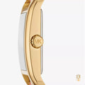 Michael Kors Petite Monroe White Dial Orange Leather Strap Watch for Women - MKO1060