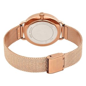  Shop Authentic Michael Kors Portia Rose Gold Dial Rose Gold Mesh Bracelet Watch for Women - MK3845 - Luxxuri