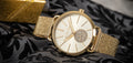  Shop Authentic Michael Kors Portia Gold Dial Gold Mesh Bracelet Watch for Women - MK3844 - Luxxuri
