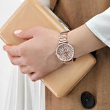  Shop Authentic Michael Kors Portia Quartz Silver Dial Rose Gold Steel Strap Watch For Women - MK3887 - Luxxuri
