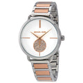  Shop Authentic Michael Kors Portia Quartz Silver Dial Two Tone Steel Strap Watch For Women - MK3709 - Luxxuri