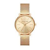 Shop Authentic Michael Kors Pyper Quartz Gold Dial Gold Mesh Strap Watch For Women - MK4339 - Luxxuri