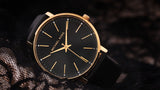 Shop Authentic Michael Kors Pyper Black Dial Black Leather Strap Watch For Women - MK2747 - Luxxuri
