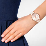  Shop Authentic Michael Kors Pyper Three-Hand Rose Gold Dial Rose Gold Steel Strap Watch For Women - MK3897 - Luxxuri