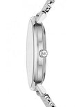 Michael Kors Pyper Quartz White Dial Silver Mesh Strap Watch for Women - MK4338