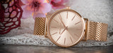  Shop Authentic Michael Kors Pyper Quartz Rose Gold Dial Rose Gold Mesh Strap Watch For Women - MK4340 - Luxxuri
