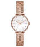  Shop Authentic Michael Kors Pyper Quartz Mother of Pearl White Dial Rose Gold Mesh Strap Watch For Women - MK4588 - Luxxuri