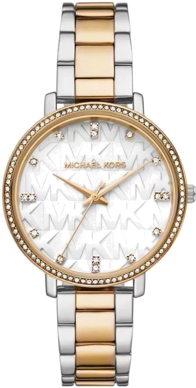  Shop Authentic Michael Kors Pyper Three Hand White Dial Two Tone Steel Strap Watch For Women - MK4595 - Luxxuri