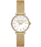  Shop Authentic Michael Kors Pyper Quartz Mother of Pearl White Dial Gold Mesh Bracelet Watch For Women - MK4619 - Luxxuri