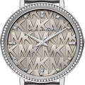 Michael Kors Pyper Analog Gray Dial Silver Steel Strap Watch For Women - MK4672