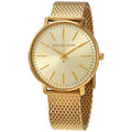  Shop Authentic Michael Kors Portia Gold Dial Gold Mesh Bracelet Watch for Women - MK3844 - Luxxuri
