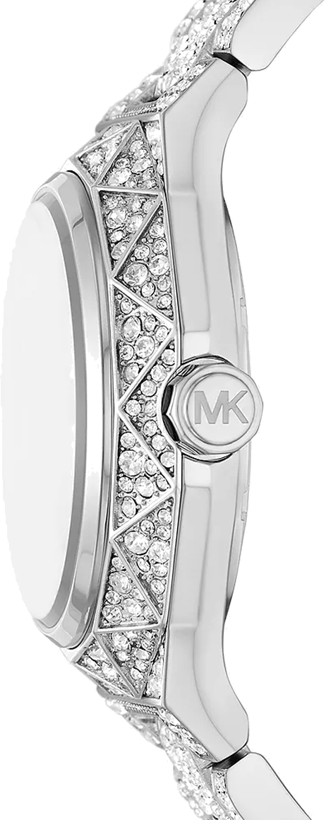  Shop Authentic Michael Kors Raquel Three Hand Crystals Silver Dial Silver Steel Strap Watch For Women - MK4691 - Luxxuri