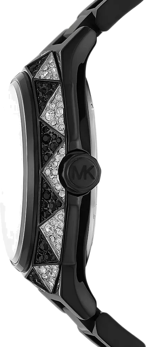  Shop Authentic Michael Kors Raquel Three Hand Silver Dial Black Steel Strap Watch For Women - MK4692 - Luxxuri