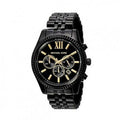  Shop Authentic Michael Kors Lexington Chronograph Black Dial Black Steel Strap Watch for Men - MK8603 - Luxxuri