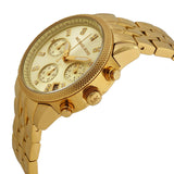  Shop Authentic Michael Kors Ritz Chronograph Gold Dial Gold Steel Strap Watch for Women - MK5676 - Luxxuri
