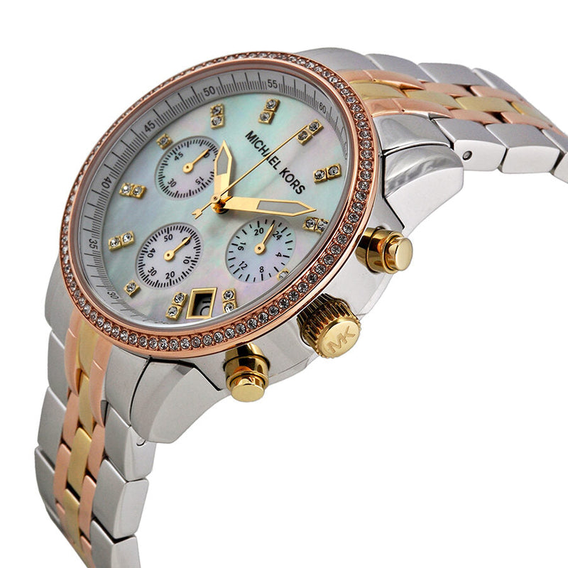  Shop Authentic Michael Kors Ritz White Dial Two Tone Steel Strap Watch for Women - MK5650 - Luxxuri
