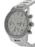  Shop Authentic Michael Kors Ritz Chronograph Crystals Silver Dial Silver Steel Strap Watch For Women - MK7301 - Luxxuri