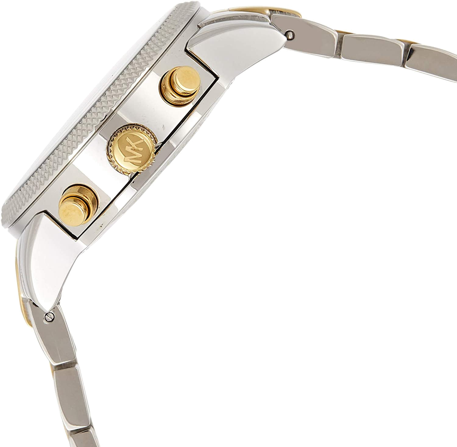  Shop Authentic Michael Kors Ritz Chronograph White Dial Two Tone Steel Strap Watch for Women - MK5057 - Luxxuri