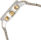  Shop Authentic Michael Kors Ritz Chronograph White Dial Two Tone Steel Strap Watch for Women - MK5057 - Luxxuri