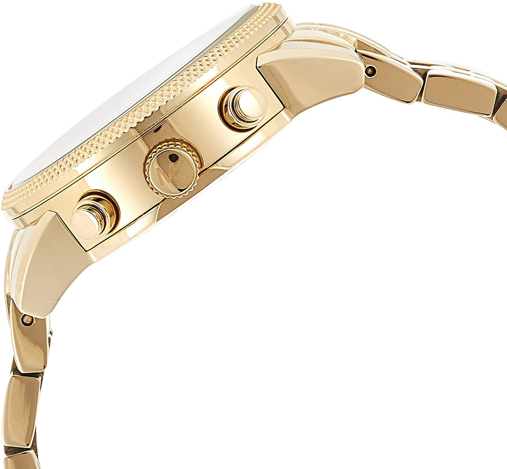  Shop Authentic Michael Kors Ritz Chronograph Gold Dial Gold Steel Strap Watch for Women - MK5676 - Luxxuri
