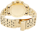 Michael Kors Ritz Chronograph Gold Dial Gold Steel Strap Watch for Women - MK5676