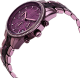 Shop Authentic Michael Kors Ritz Chronograph Purple Dial Purple Steel Strap Watch For Women - MK6720 - Luxxuri