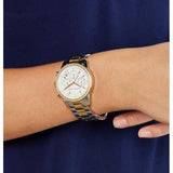  Shop Authentic Michael Kors Ritz White Dial Two Tone Steel Strap Watch for Women - MK6474 - Luxxuri