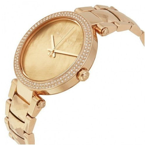  Shop Authentic Michael Kors Parker Rose Gold Dial with Diamonds Rose Gold Steel Strap Watch for Women - MK6426 - Luxxuri