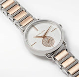  Shop Authentic Michael Kors Portia Quartz Silver Dial Two Tone Steel Strap Watch For Women - MK3709 - Luxxuri