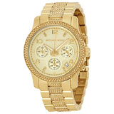  Shop Authentic Michael Kors Runway Gold Dial Gold Steel Strap Watch for Women - MK5826 - Luxxuri